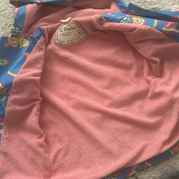EUC Hatley Raincoat Girls Butterfly Butterflies - Picture 5 of 6